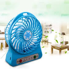 QUẠT SẠC ĐỂ BÀN DÙNG PIN SẠC, QUẠT 3 TỐC ĐỘ - MrPhuKien