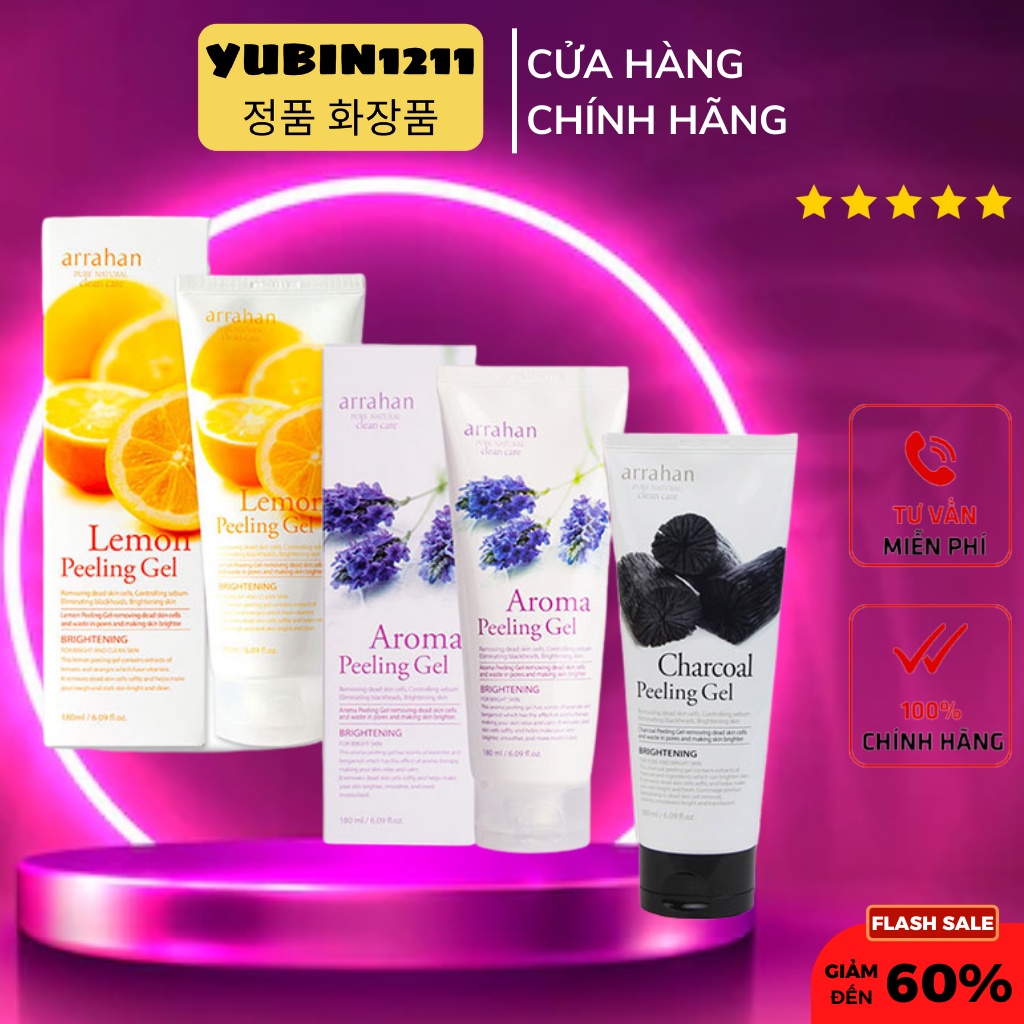 Gel Tẩy Da Chết Arrahan Hàn Quốc 180ml
