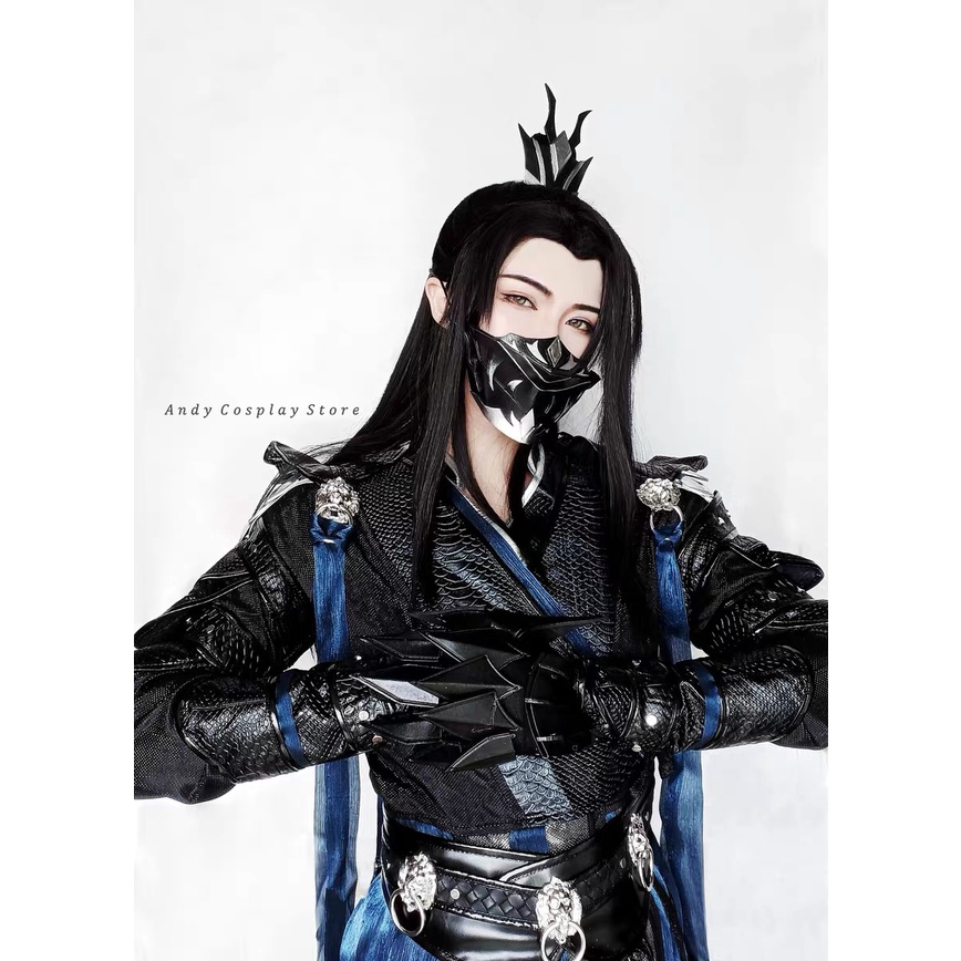 [CÓ SẴN] Tóc giả/ Wig teen nam dài cổ trang Manreally