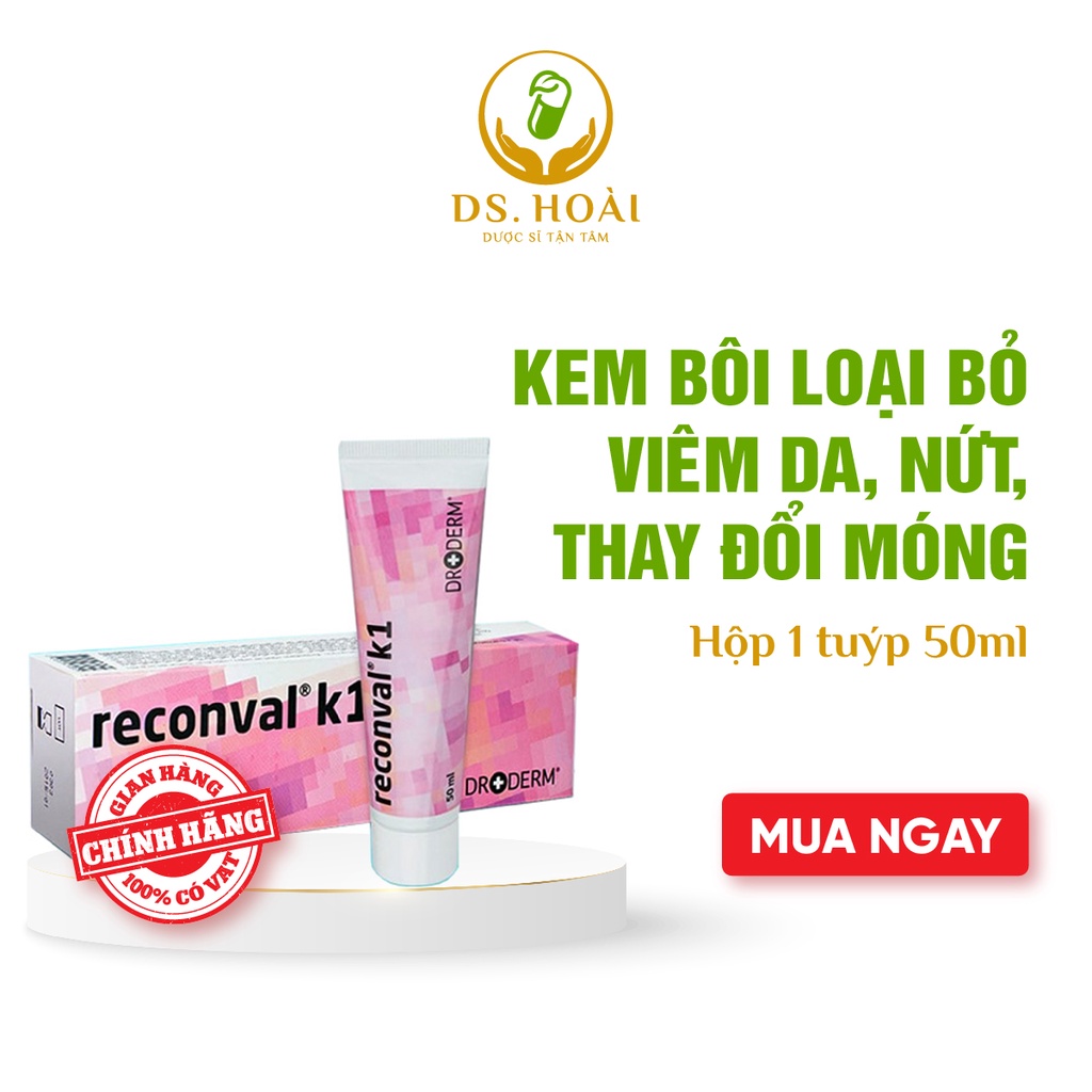 RECONVAL K1 - Cải thiện vấn đề về tổn thương da do tác dụng phụ của TKIs-EGFR ĐT ung thư