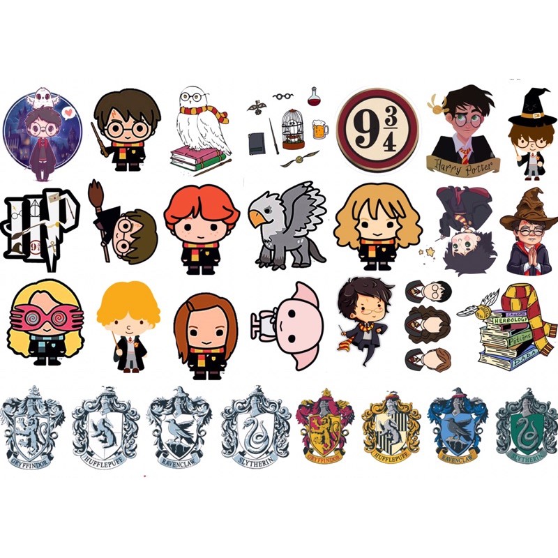 Wizarding world - harry potter cute stickers Official merchandise