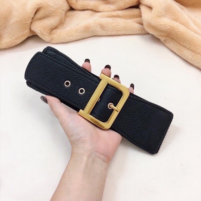 Đai váy da sang chảnh bản 4,5 cm