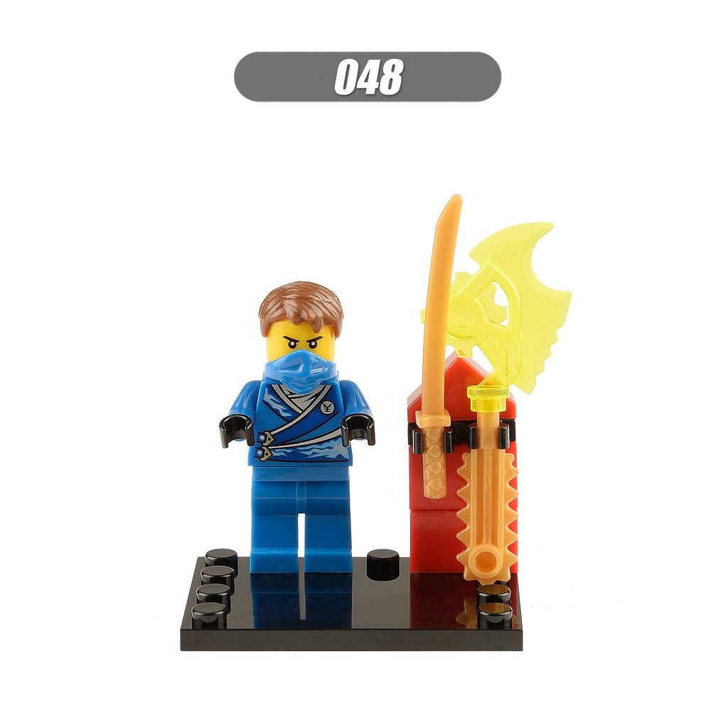 Minifigures Ninjago SS3 Các Mẫu Nhân Vật Jay Garmadon Jane Kai X043 - X050