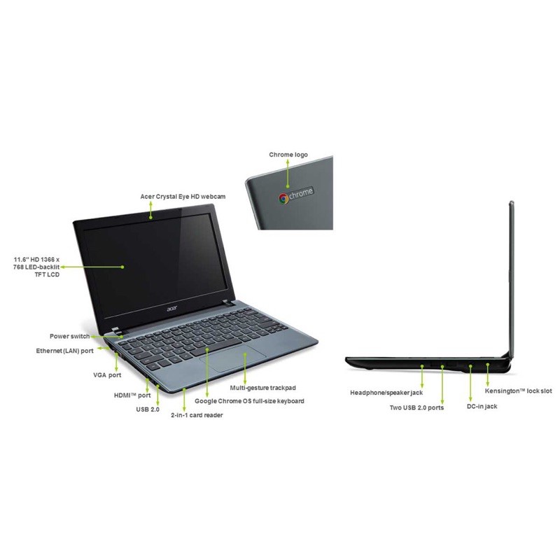 Laptop Acer Chrome Book C710