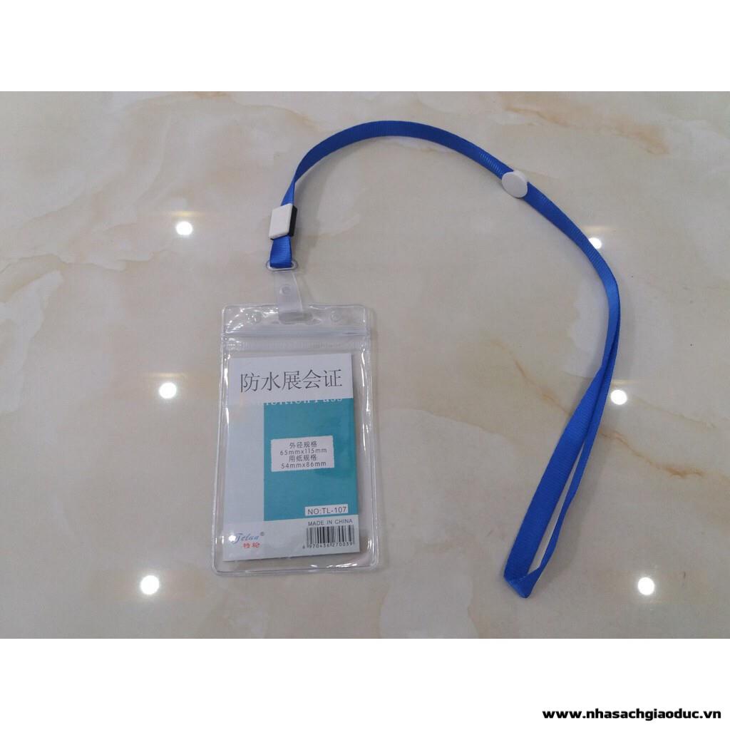 Combo 3 Đeo thẻ học sinh, nhân viên nhựa dẻo TL 107, 108