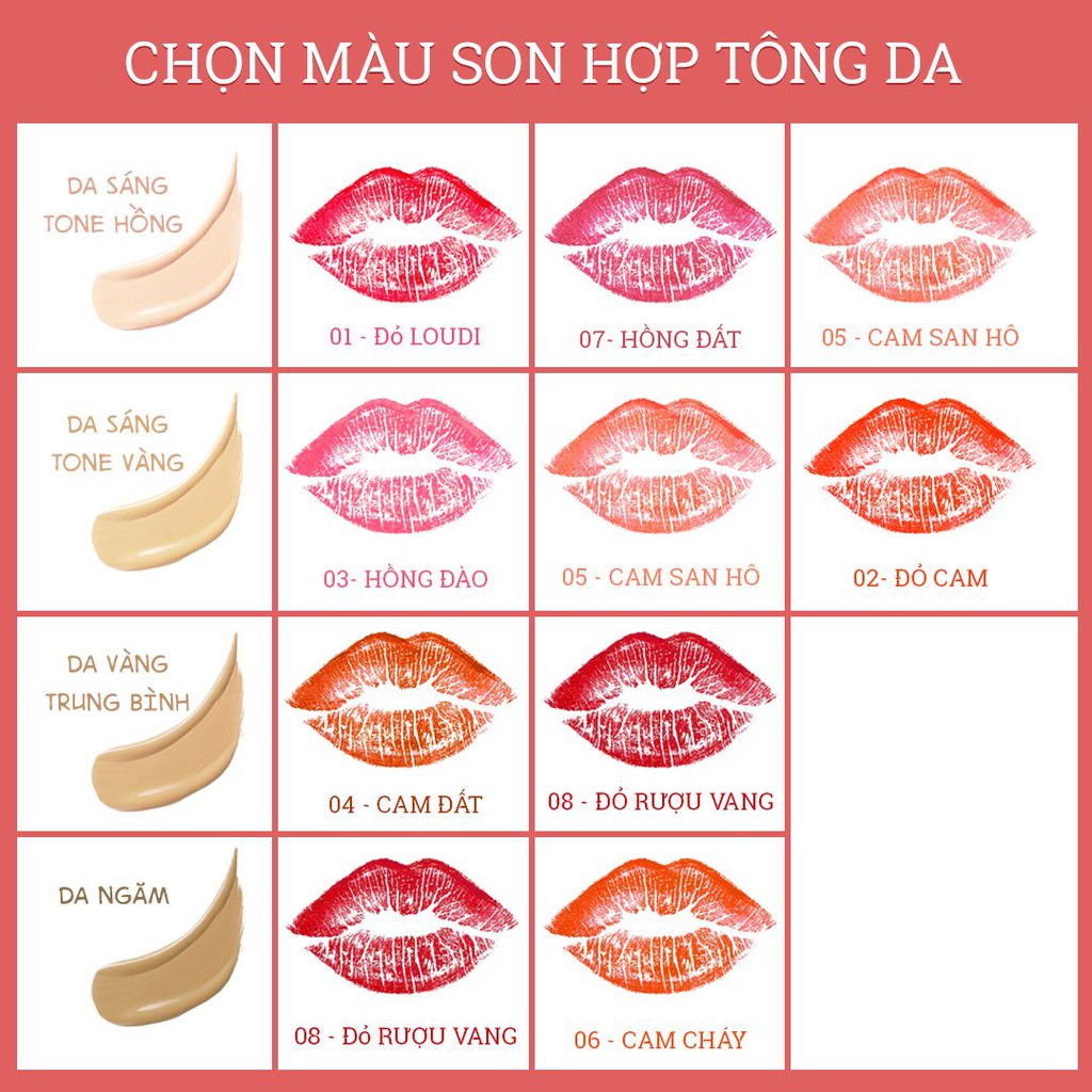 Son kem lì Loudi Matte Lipcream nhiều màu 5g vỏ đen chính hãng | Thế Giới Skin Care