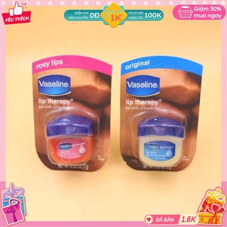 Dưỡng môi Vaseline Lip Therapy 7g màu hồng