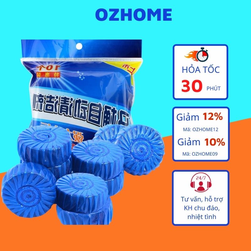 [DIỆT KHUẨN 99%] Khử mùi bồn cầu, lưu hương thơm dịu nhẹ, khử mùi WC luôn sạch sẽ, kháng khuẩn - OZHOME
