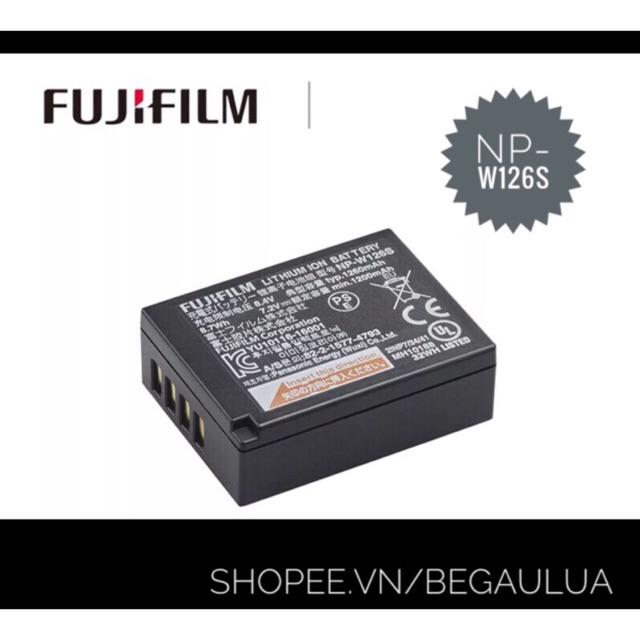 Pin zin chính hãng Fujifilm W126s