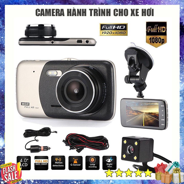 Camera hành trình Full HD có cam trước và sau X002/DV460