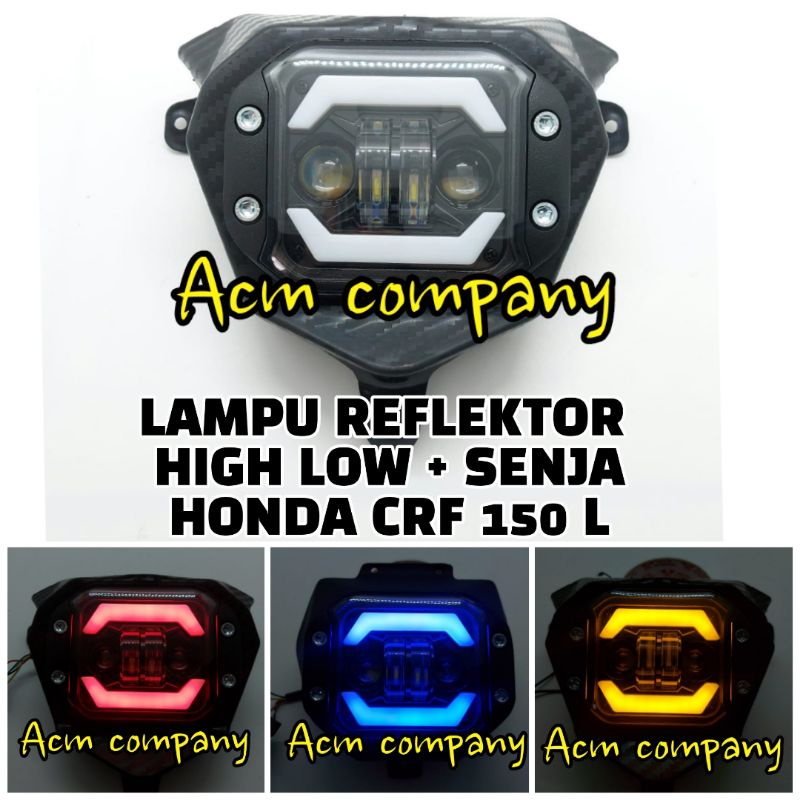 Đèn Pha Led + Vỏ Đèn Pha 2 Chế Độ 40Watt WR155 / CRF 150 L CRF150L