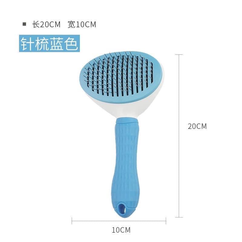 Lược chải lông cho chó mèo - Lược chải lông clean có nút nhấn chính hãng
