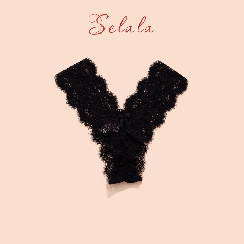 Quần Lọt Khe Selala Ren Siêu Quyến Rũ Thoải Mái Tôn Vòng 3 Cực Sexy QLK07