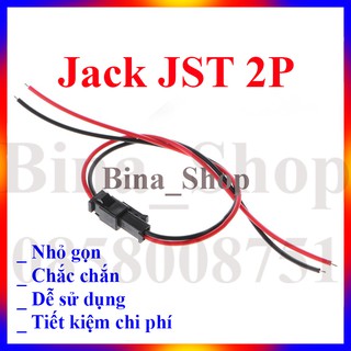 Cáp kết nối JST , Jack JST Silicon 2P 10/15cm