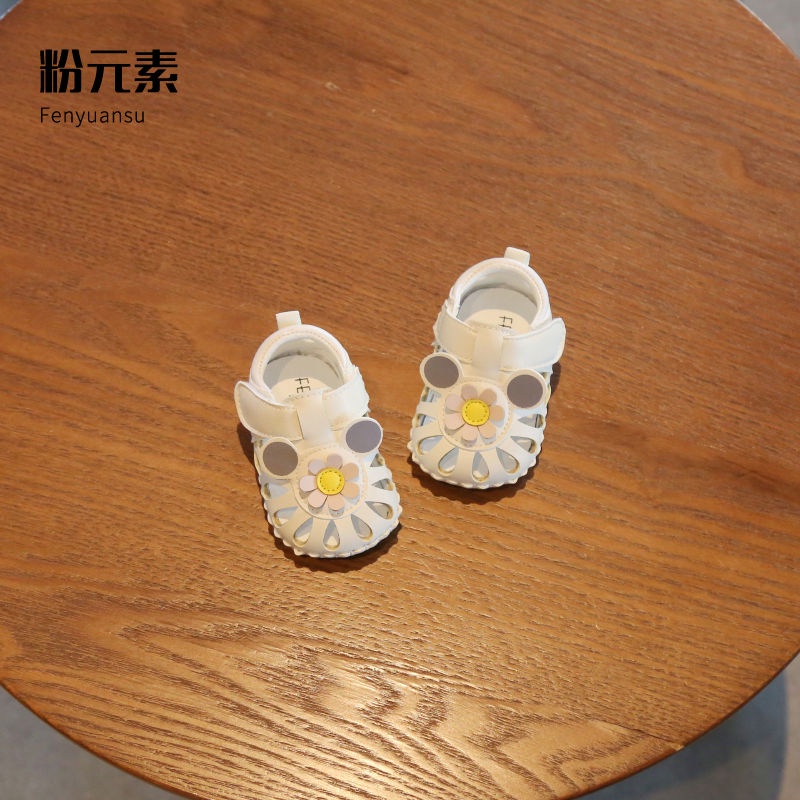 Giày Sandal Đế Mềm Chống Trượt Thời Trang Mùa Hè Dành Cho Bé Gái 6-8-9-12 Tháng 0-1 Tuổi