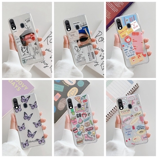 Ốp điện thoại TPU silicone dẻo in họa tiết hoạt hình đáng yêu dành cho Samsung Galaxy A20E A202 A202F