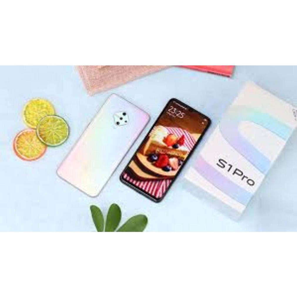 điện thoại Vivo S1 Pro 2sim Chính Hãng ram 8G rom 128G, Camera sau: Chính 48 MP &amp; Phụ 8 MP, 2 MP, 2 MP, màn 6.38''