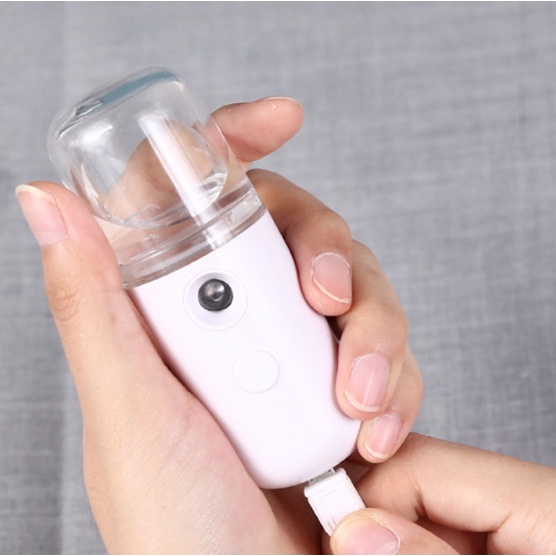 Máy Phun Sương NaNo Mini Cầm Tay Hỗ Trợ Dưỡng Da Cấp Nước, Máy Xông Hơi tạo độ ẩm cho da mặt