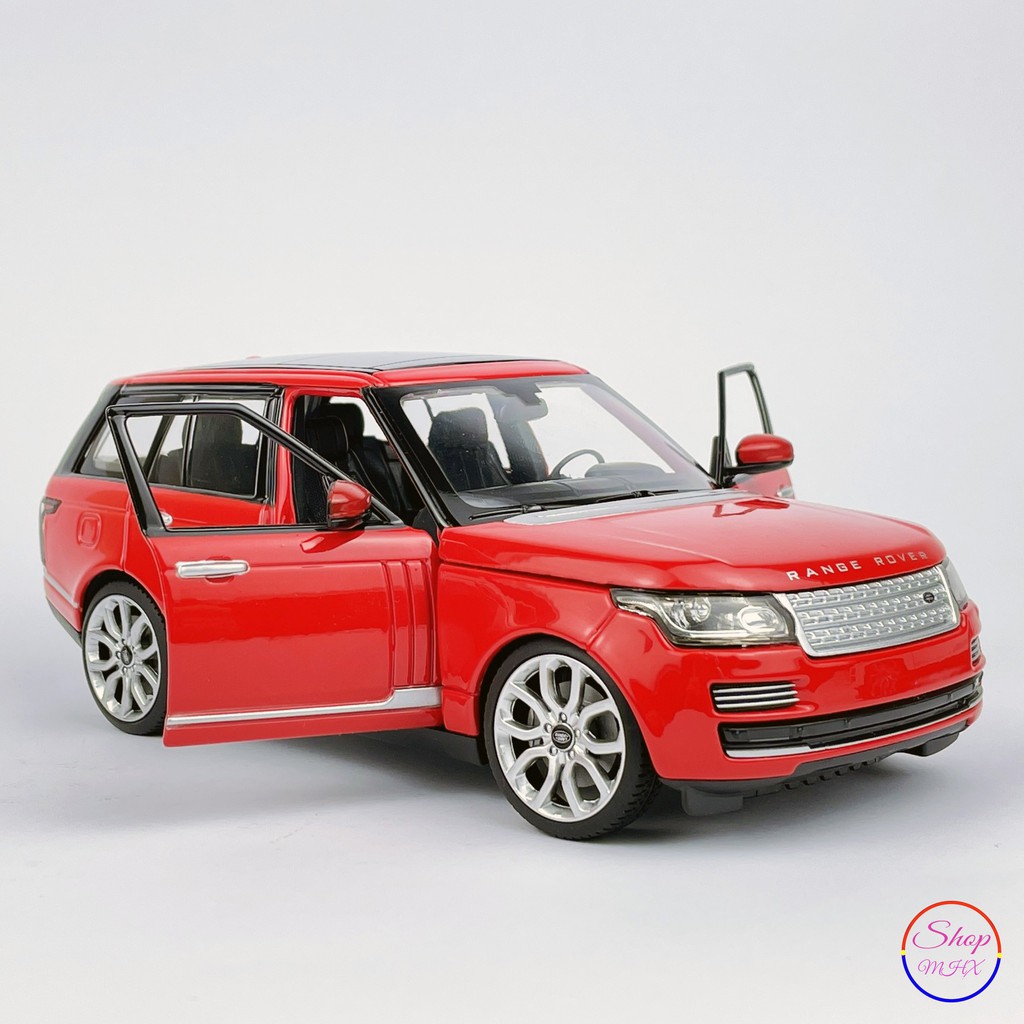 Xe mô hình sắt Range Rover SVAutobiography TẶNG KÈM BIỂN SỐ tỉ lệ 1:24 hãng Rastar