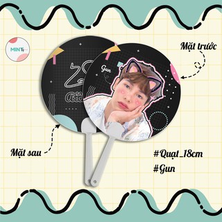 [Handmade] Quạt tròn OffGun 18cm