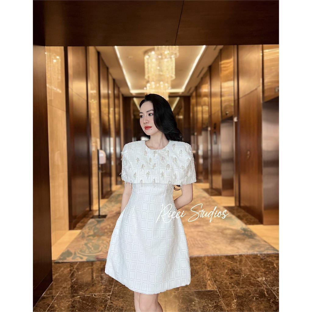 Váy K26 Tiara Dress Ricci thiết kế chất liệu vải Mango dệt cao cấp | RICCI OFFICIAL