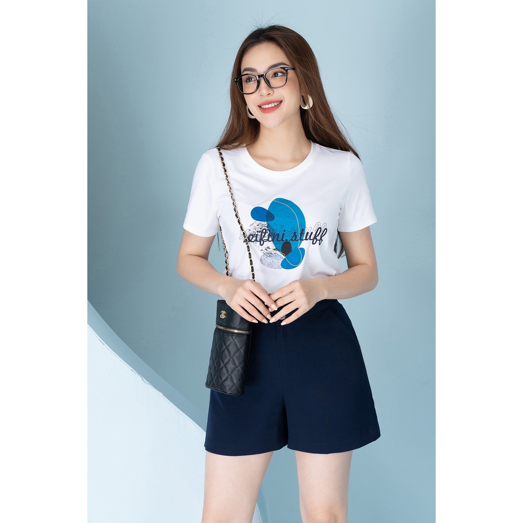 Áo thun nữ in hình Seifini Stuff chất liệu Cotton Compact form vừa LOZA PT302015