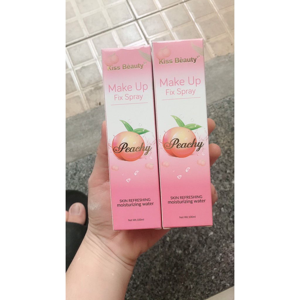 XỊT KHÓA NỀN MAKEUP HƯƠNG TRÁI ĐÀO kiss beauty