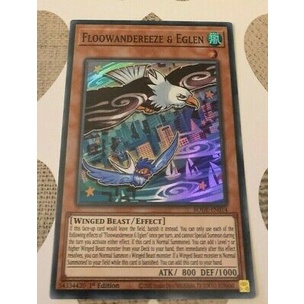 Thẻ bài YUGIOH - Floowandereeze & Eglen - Flundereeze x Eaglen - BODE-EN014 - Super Rare 1st Edition