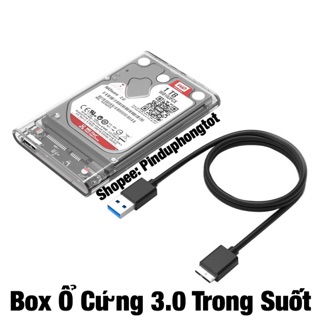 HDD Box Ổ Cứng Trong Suốt Hộp Đựng Ổ Cứng ORICO 2.5'' USB 3.0