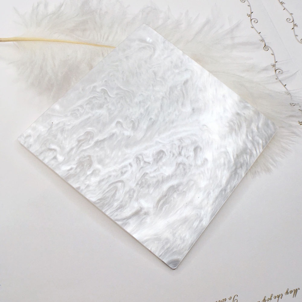 [Hàng mới về] Khay đựng trưng bày móng tay dáng tròn / vuông / lục giác họa tiết vỏ sò thủ công độc đáo