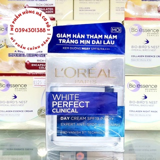 Kem dưỡng Loreal White Perfect Clinical Day Cream, kem dưỡng da ban ngày, trắng da, giảm thâm nám, chống nắng 50ml