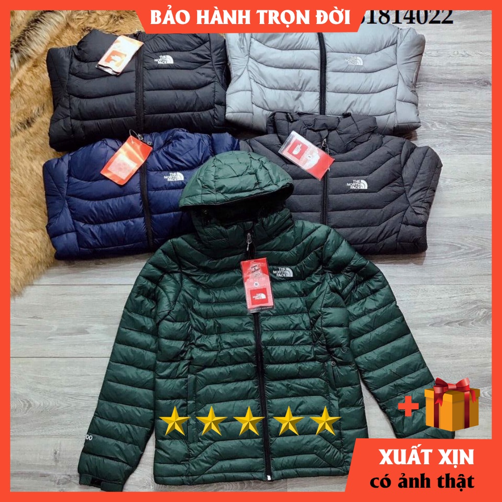 Áo khoác phao nam THE NORTH FACE HÀNG XUẤT DƯáo ấm - jacket chần bông