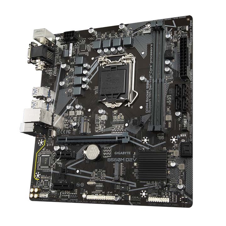 Bo mạch chủ Main Gigabyte B560M-D2V Socket LGA 1200 - Hàng chính hãng - Bảo hành 36 tháng