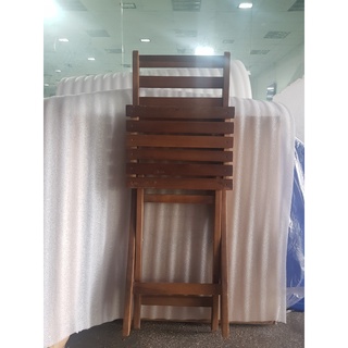 Ghế xếp nan gỗ cao