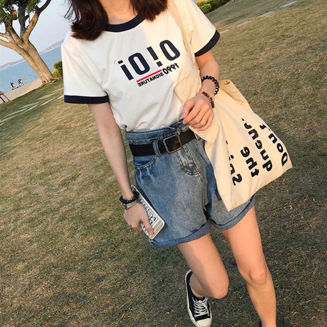 Áo thun tay ngắn in chữ | BigBuy360 - bigbuy360.vn