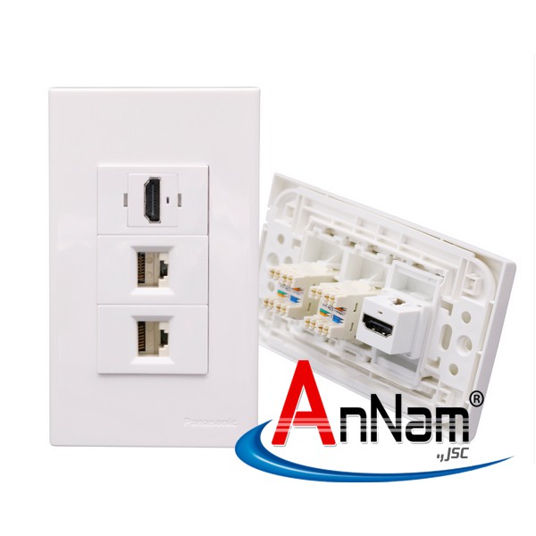 Ổ cắm Nhân mạng RJ45 nắp âm tường, âm sàn (cat5/cat6)