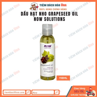 Dầu hạt nho Now Solutions Grapeseed Oil, 118ml - Tiệm bách hóa Ú na