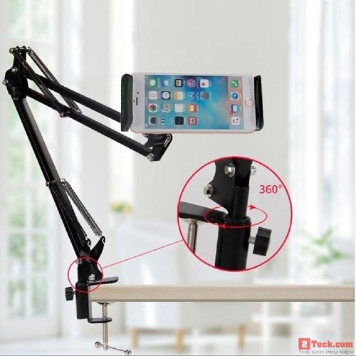 Giá đỡ điện thoại đa năng để đầu giường cây kệ chân đế ipad đt bàn làm việc xem phim livestream cao cấp