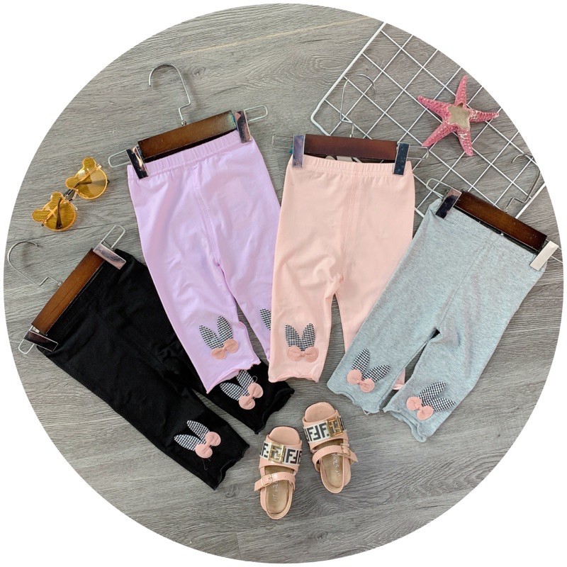 quần leging lửng bé gái