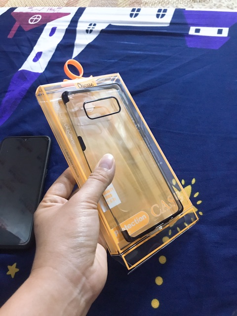 Ốp lưng trong viền màu samsung note 8 chính hãng OU