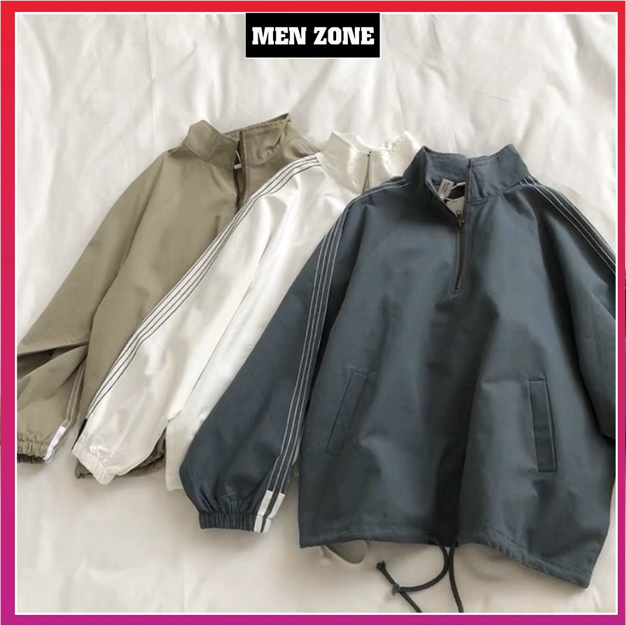 Áo Jacket Dù Chui Đầu Unisex Form Rộng Cực Đẹp, Áo Khoác Gió Nam Nữ Cao Cấp ,Đi Học Đi Chơi [GAQ]