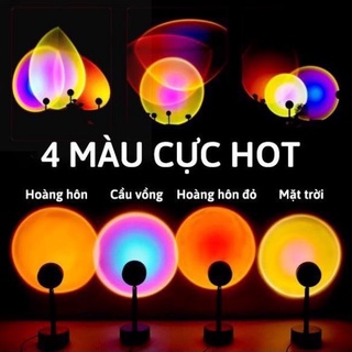 Đèn tiktok hoàng hôn 4 màu chụp ảnh sống ảo, quay video siêu đẹp cỡ 27cm