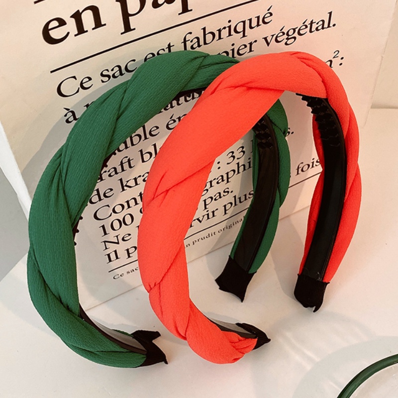 Cài tóc vải dệt đơn giản phong cách Hàn Quốc dành cho nữ