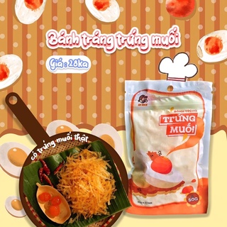 Bánh tráng abi - vị trứng muối