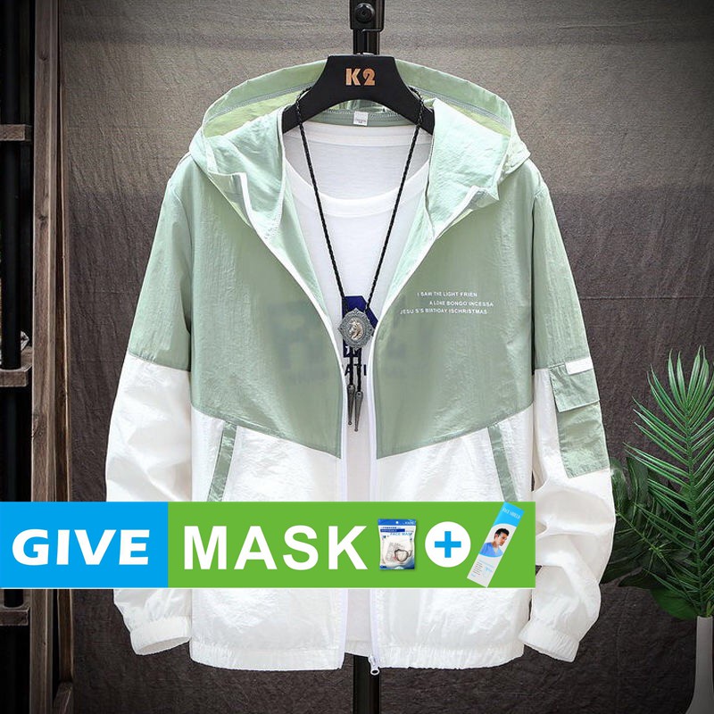 Áo Khoác Hoodie Thể Thao Mỏng Thoáng Khí Cho Nam