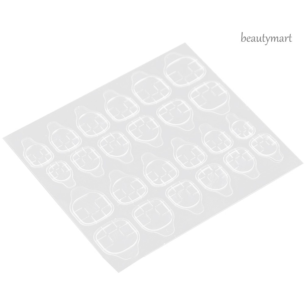 [Hàng mới về] Tấm keo hai mặt dán móng tay giả trong suốt dành cho làm móng nghệ thuật ZJT