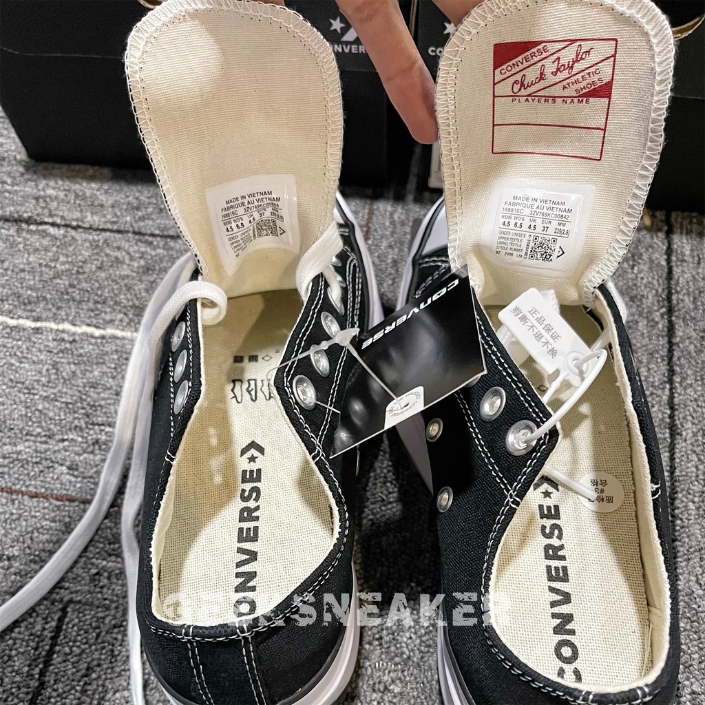 [Geek[ Giày CVS JW ANDERSON Black WHITE - LOW - Cổ Thấp | BigBuy360 - bigbuy360.vn
