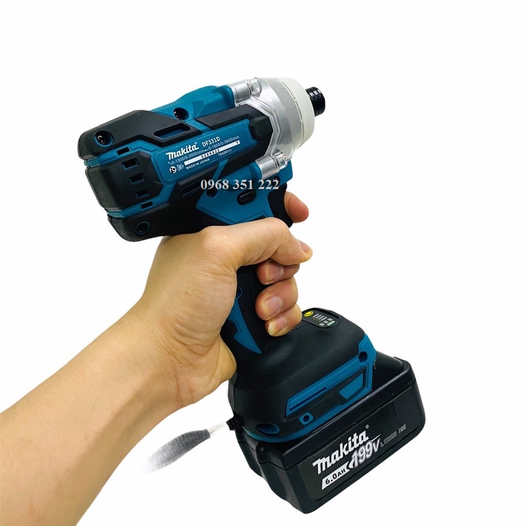 [ Tặng Phụ Kiện ] MÁY BẮN VÍT CHUYÊN DỤNG MAKITA 199V 6.0Ah ĐỘNG CƠ KHÔNG CHỔI THAN