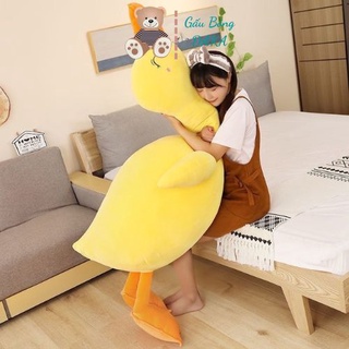 Gấu bông vịt vàng má hồng trầm cảm gấu bông hình ngỗng mệt mỏi - vịt trầm cảm