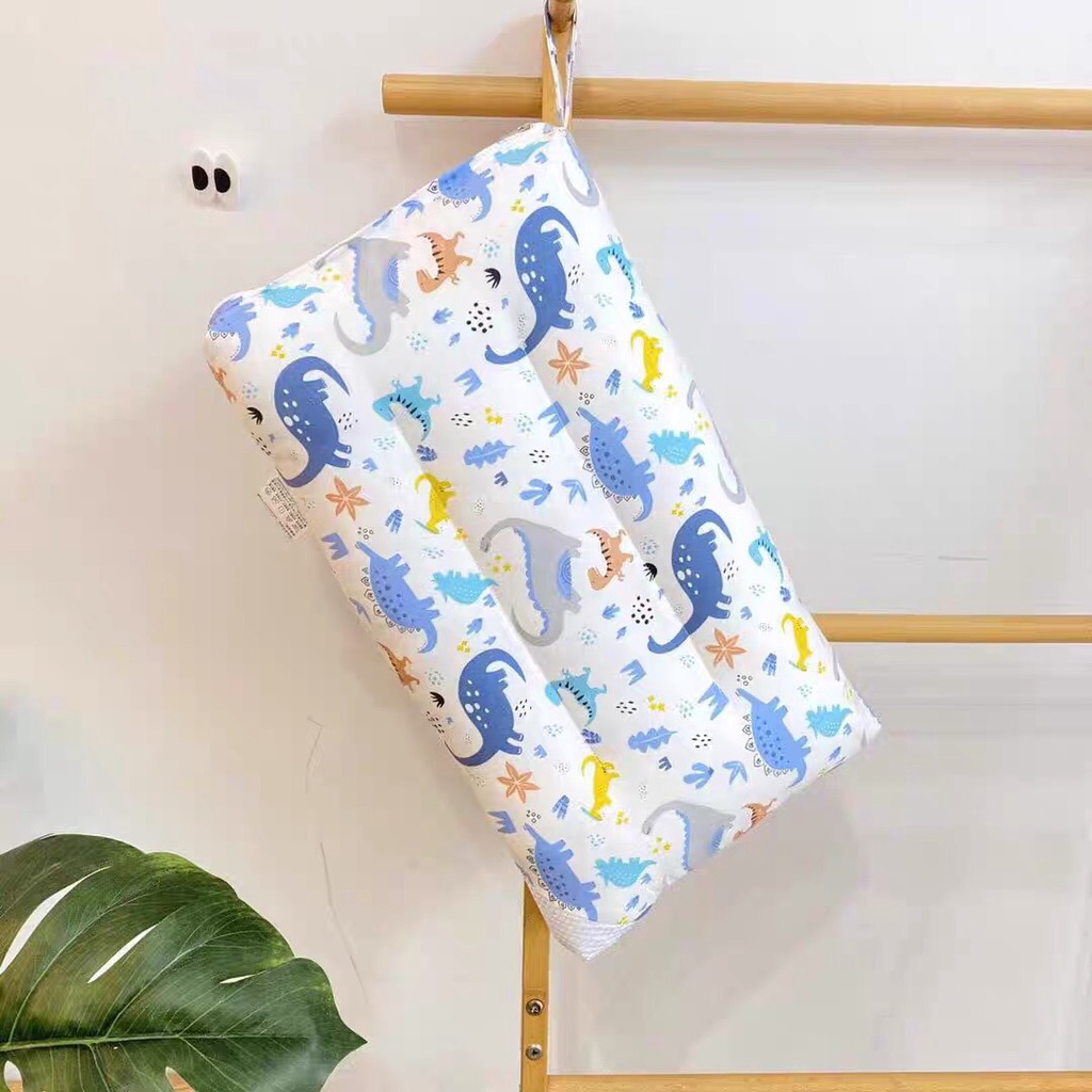 Gối Cho Bé  Gối Massage 3 Rãnh Organic Chống Mỏi Cho Bé Ngủ Ngon